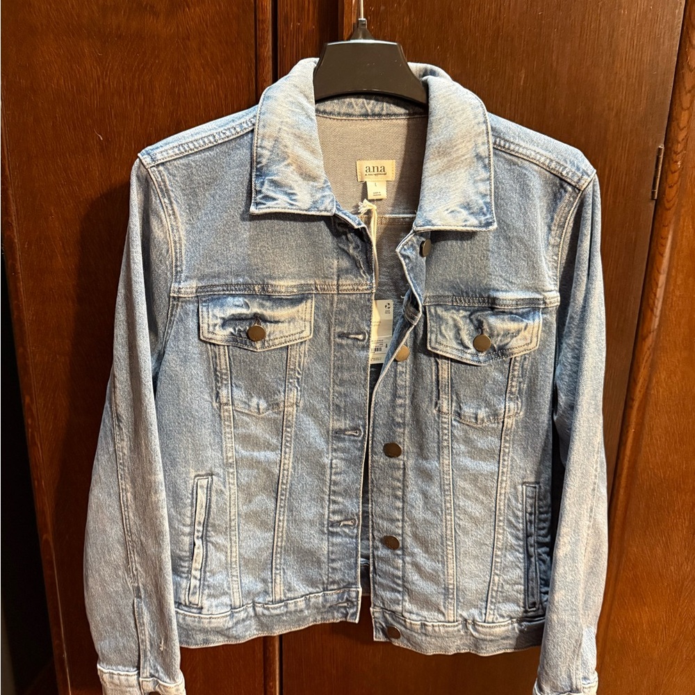 a.n.a  Blue Denim Jacket brand new with tags size L